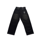 Possessionless 'Nocturne' Baggy Denim Jeans — back view